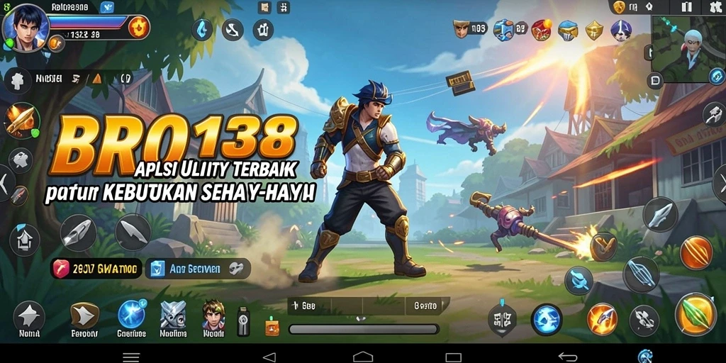 Tampilan aplikasi BRO138 dengan antarmuka yang user-friendly.