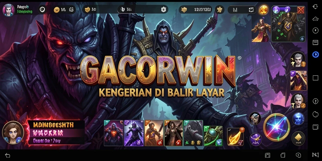 Screenshot menampilkan suasana mencekam dalam GACORWIN