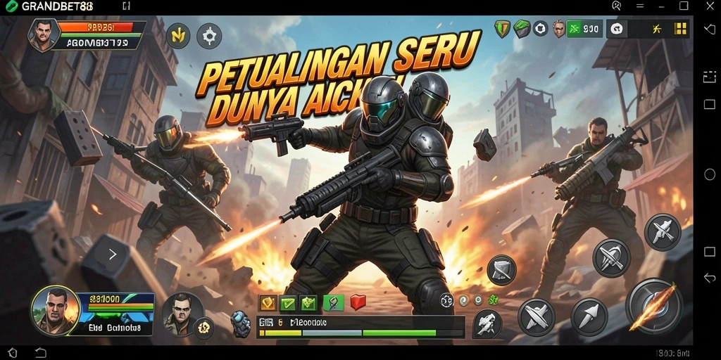 Screenshot dari gameplay mengesankan GRANDBET88 yang penuh aksi.
