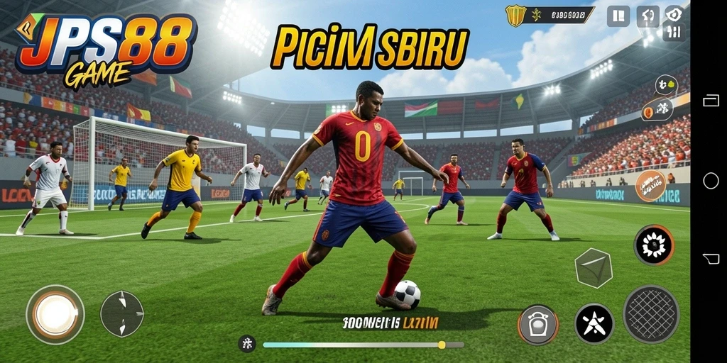 Tampilan dinamis gameplay olahraga JPS88 yang menarik dan interaktif.