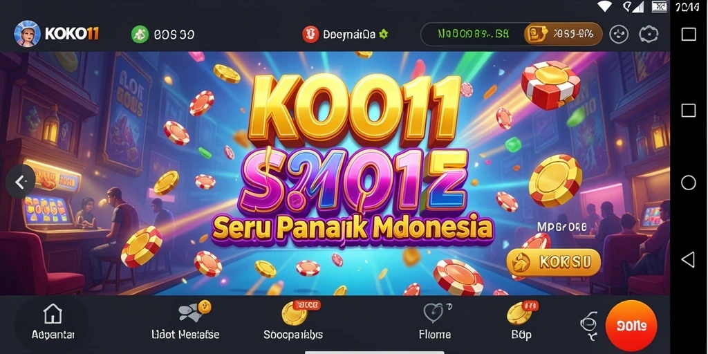 Screenshot gameplay KOKO11 yang menampilkan aksi slot yang mendebarkan.