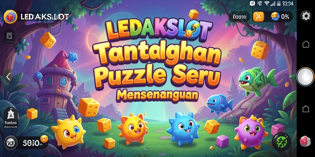 Tangkapan layar LEDAKSLOT menampilkan gameplay menarik puzzle yang menantang.