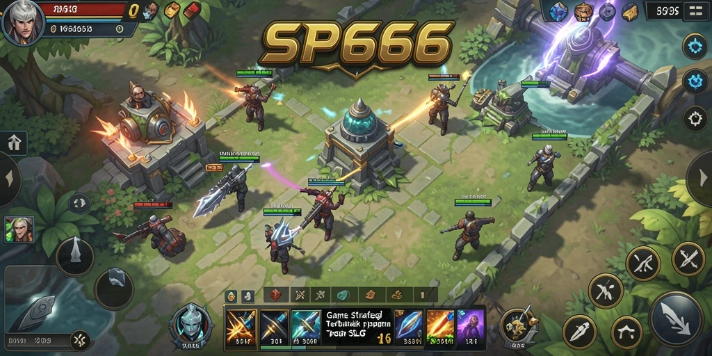 Tampilan gameplay menegangkan SP666 dengan aksi SLG yang seru.