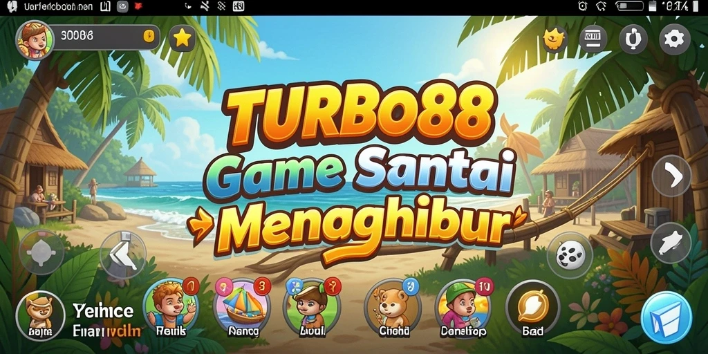 Tampilan gameplay dari TURBO88 yang penuh warna dan menarik.